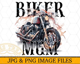 Biker Mum Shirt Design, Harley Shirt Png Sublimation Design, Harley Mum Mothers Day png, Biker shirt png, Biker Mum Gift, Bike Clipart Png