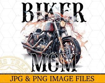 Biker Mom Shirt Design Harley Shirt Png Sublimation Design, Harley Mom Mothers Day png, Biker shirt png, Biker Mom Gift, Bike Clipart Png