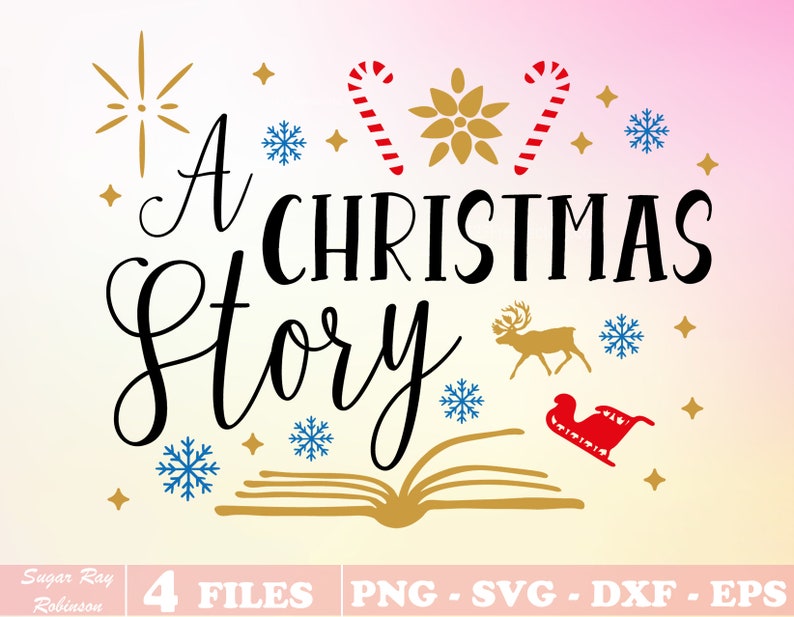A Christmas Story Svg Bundle Layered Item Clipart Digital | Etsy