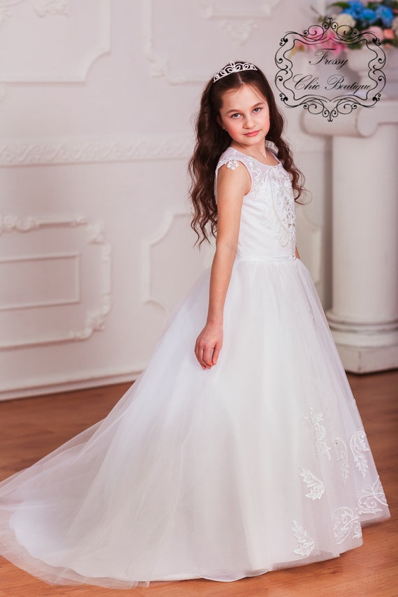 white gown for holy communion