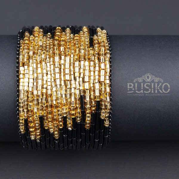 Beaded Cuff Bracelet Etsy