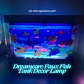 LED Mini Aquarium | Dreamcore Faux Fish Tank Decor Lamp