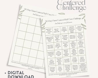 30-Day Christian Self-Care Challenge: Faith-Based Wellness Journal (PDF Download)
