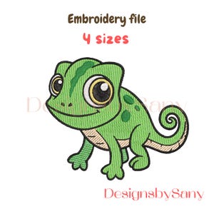 Embroidery File / Chameleon