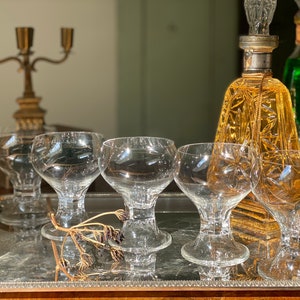 Vintage Rosenthal Wine Glasses Crystal Glasses Set of 6 Crystal Goblets Rosenthal Crystal Glasses Elegant Glasses