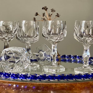 Crystal Wine Glasses Clear Crystal Goblets Vintage Crystal Glasses Luxury Barware Glasses for Wedding