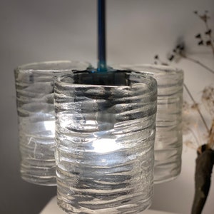 MidCentury Murano Ceiling Light Murano  Chandelier Murano  Pendant Light Brutalist Ceiling Light Frosted Glass Chandelier Mazzega Chandelier