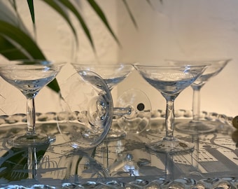 Copas de champán antiguas sopladas a mano, copas de cóctel transparentes, copas para beber, copas de champán