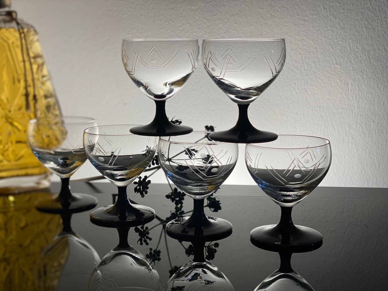 Antique Murano Shot Glasses Cordial Glasses Old Murano Bistrot Etsy