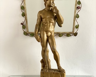 ミケランジェロのダビデ像 - 美術館品質のレプリカ - 大理石複合彫刻