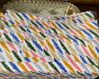 Missoni Tablecloth Multicolored Cotton Tablecloth Vintage Tablecloth Missoni Home Decor