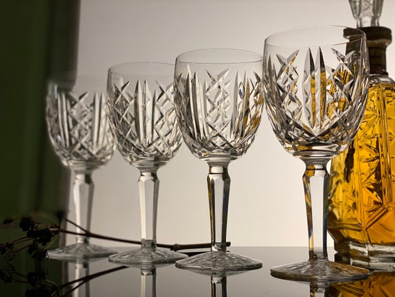 WATERFORD Crystal Wine Gläser Clear Crystal Wine Goblets WATERFORD Glengarriff Muster Hochzeit Kristall Gläser Elegante Gläser