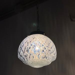Mid Century Murano Glass Pendant Light Murano Glass Ceiling Lamp Swirling Ceiling Lamp Murano Chandelier Pendant Lamp