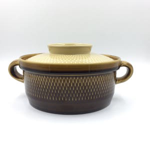 Stavangerflint  Flamingo Brunette oven Pot Norway Casserole with Lid Ceramic Pottery Norway Design Scandinavian Ceramic Pot