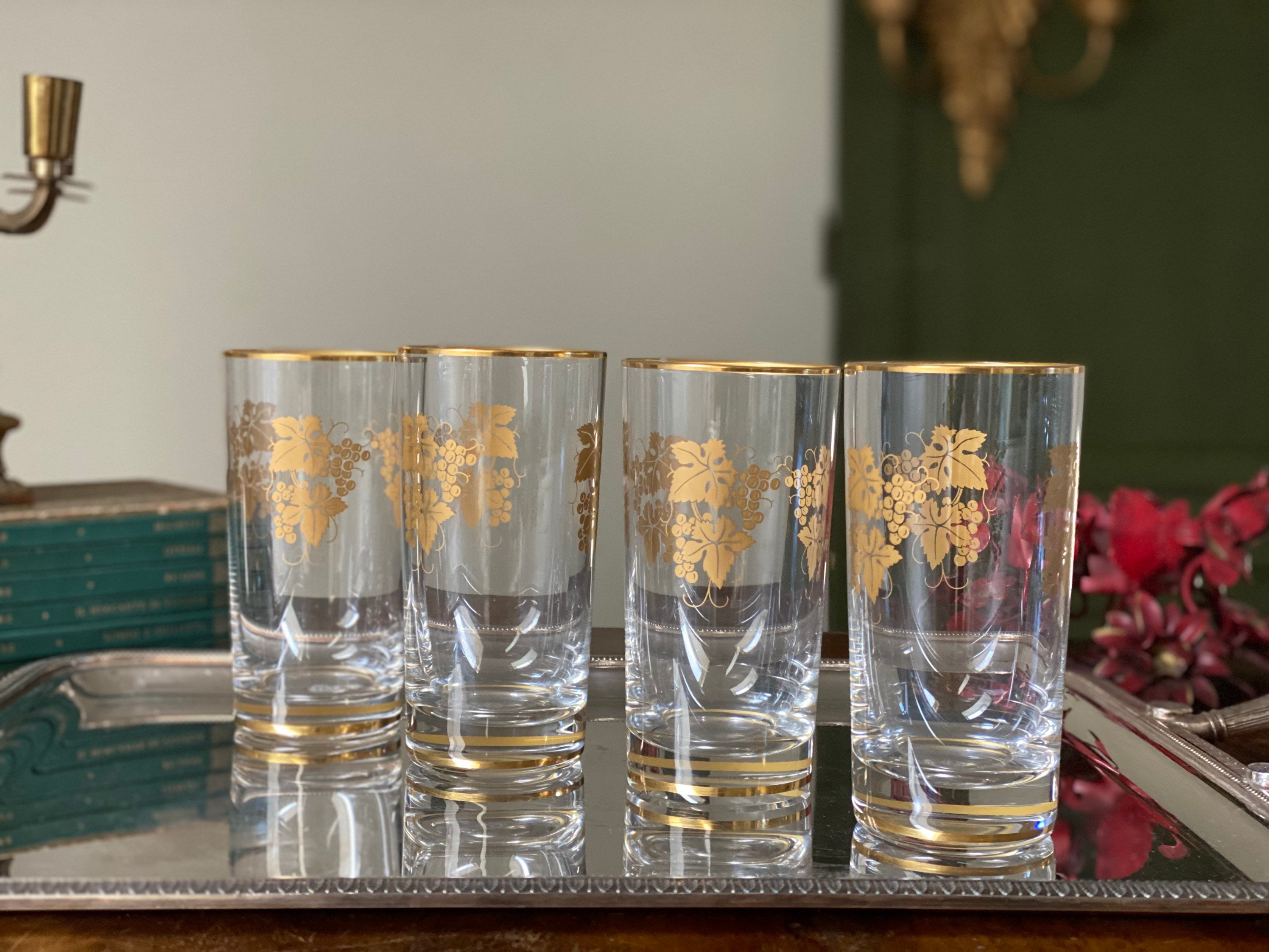 バカラ　ガラス瓶 BACCARAT Heavy Crystal Glasses Water Tumblers Italian