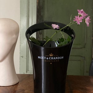 Moët Chandon Champagne Bucket Vintage Champagne Cooler Black Ice Bucket