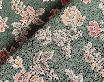 Tecido de veludo de algodão veneziano antigo Tecido de veludo verde Tecido de veludo damasco italiano