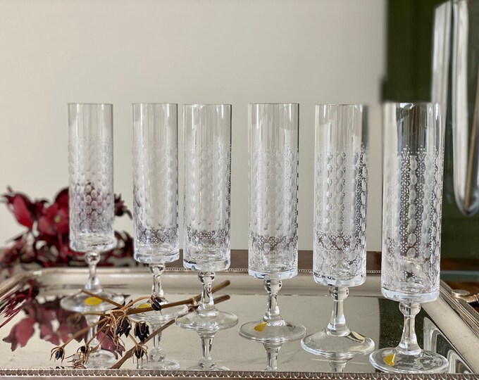 Vintage Rosenthal Champagne Flutes Champagne Glasses Set of Etsy