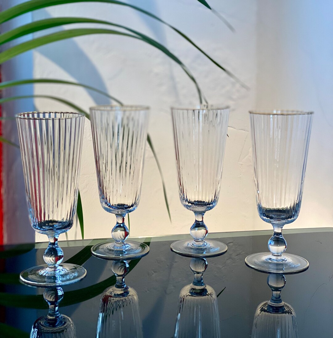 Vintage Murano Cocktail Glasses Murano Champagne Glasses Set Etsy