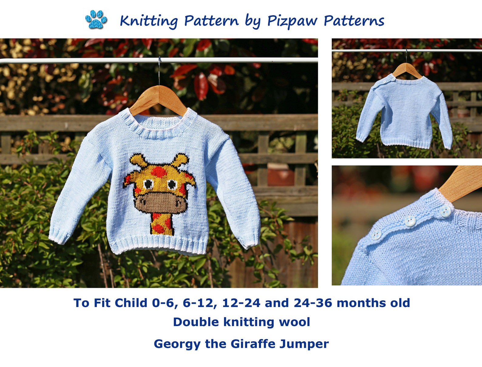 giraffe jumper knitting pattern
