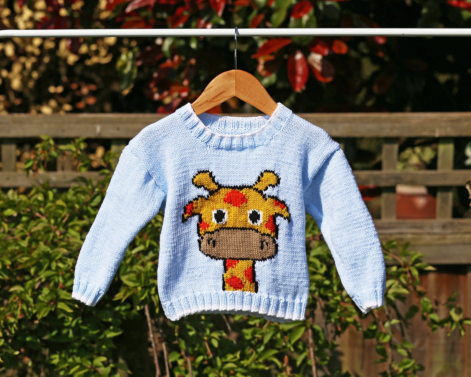 giraffe jumper knitting pattern