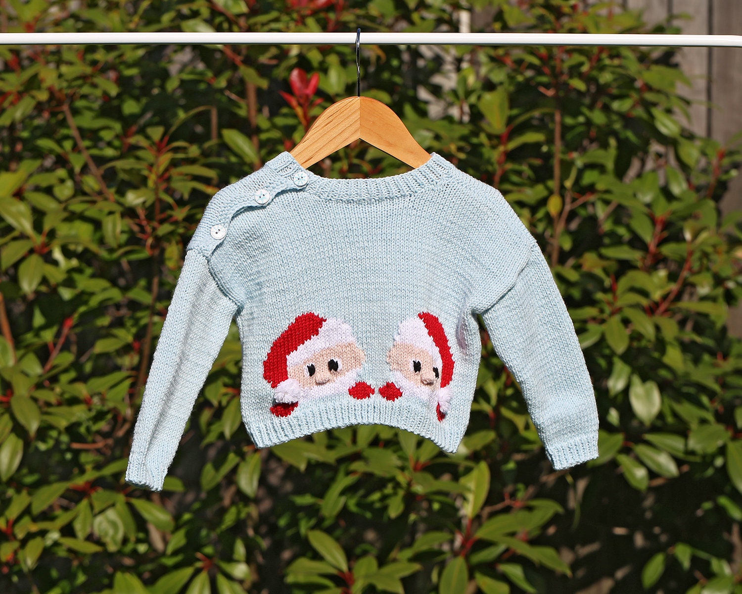 Christmas Santa Claus Jumper 40 Knitting Pattern to Fit Etsy UK