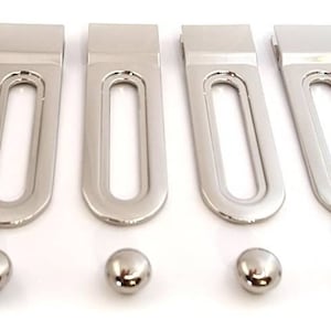 Minimalist Strap Connectors, Metal Strap Connectors, Handbag Connectors 