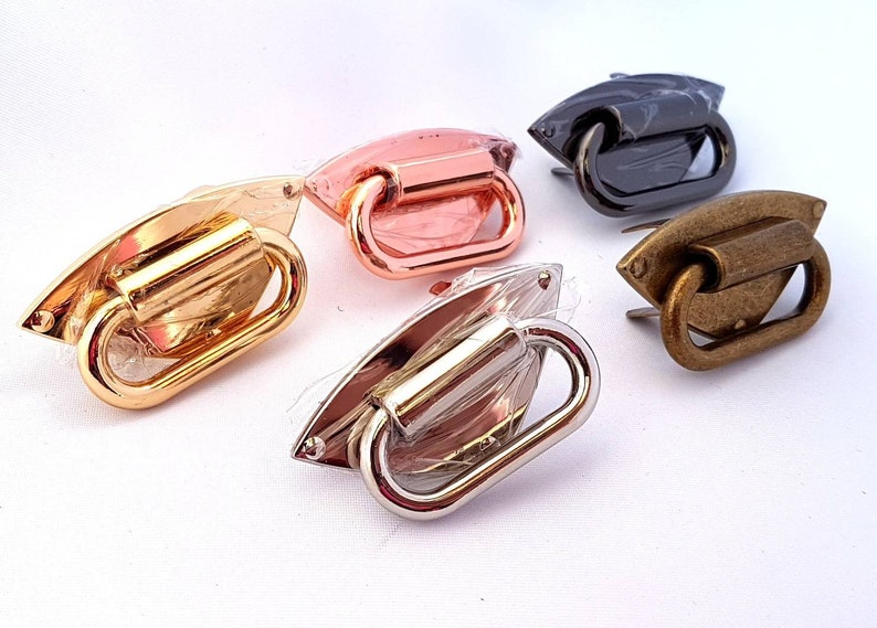 Diamond Strap Anchors Rose Gold Bagmaking Pack of 4 Etsy