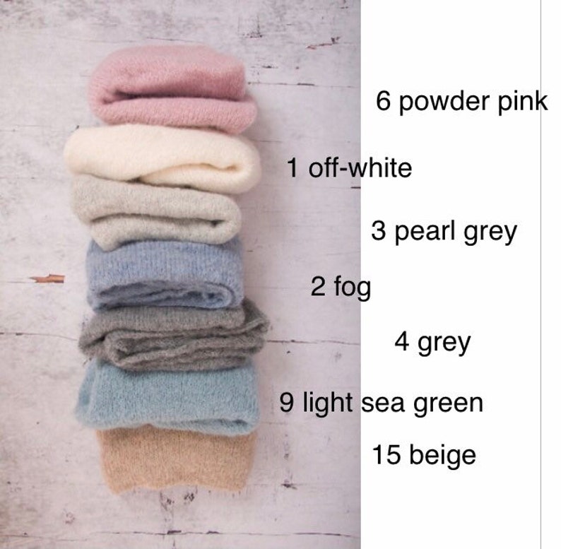 hand knit soft Bridal alpaca bolero SARA in powder pink,cover up/Pullover/hand knit cardigan/wedding shrug/sweater/ jacket/bridesmaid/women zdjęcie 5