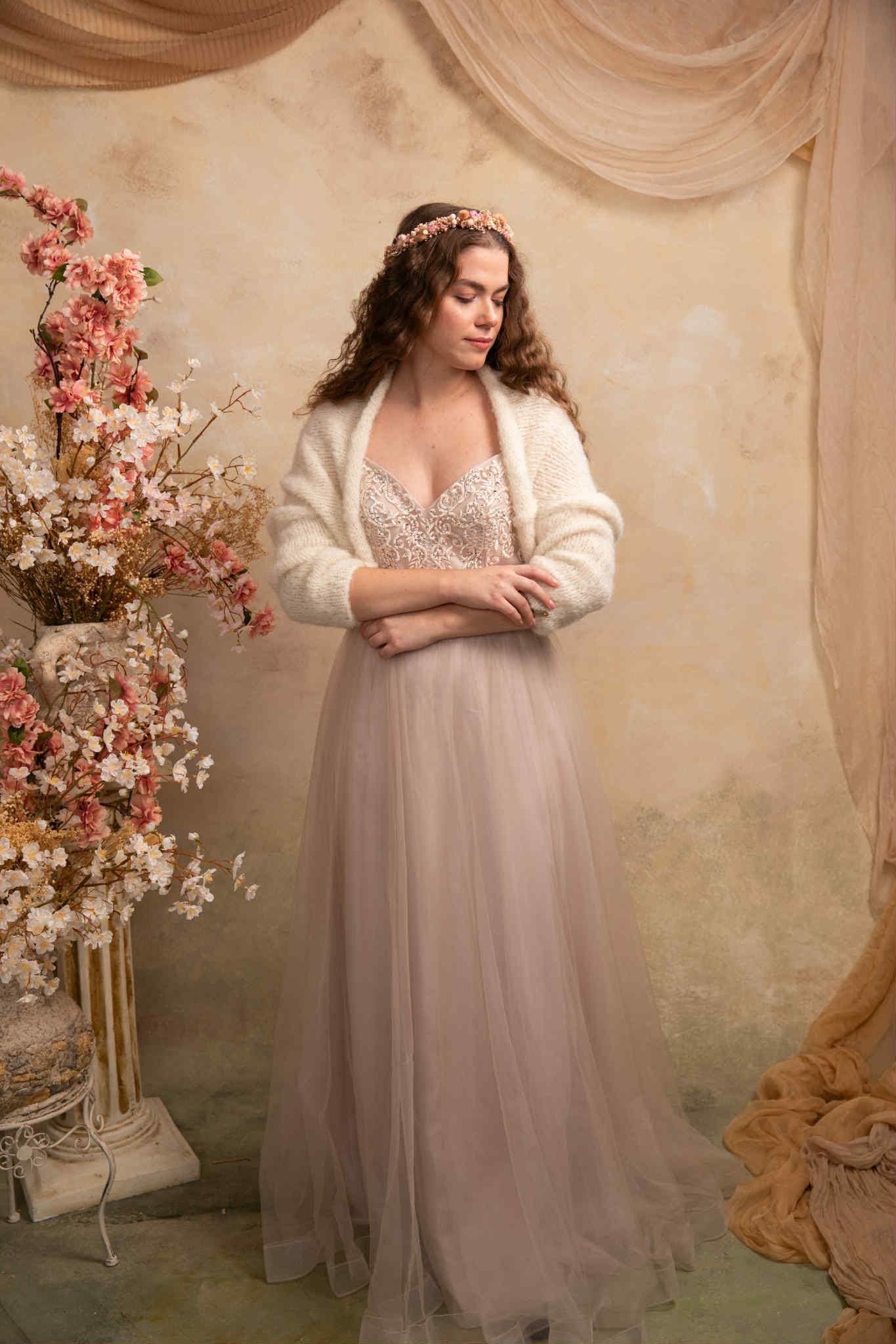 Chaqueta de mohair de novia España