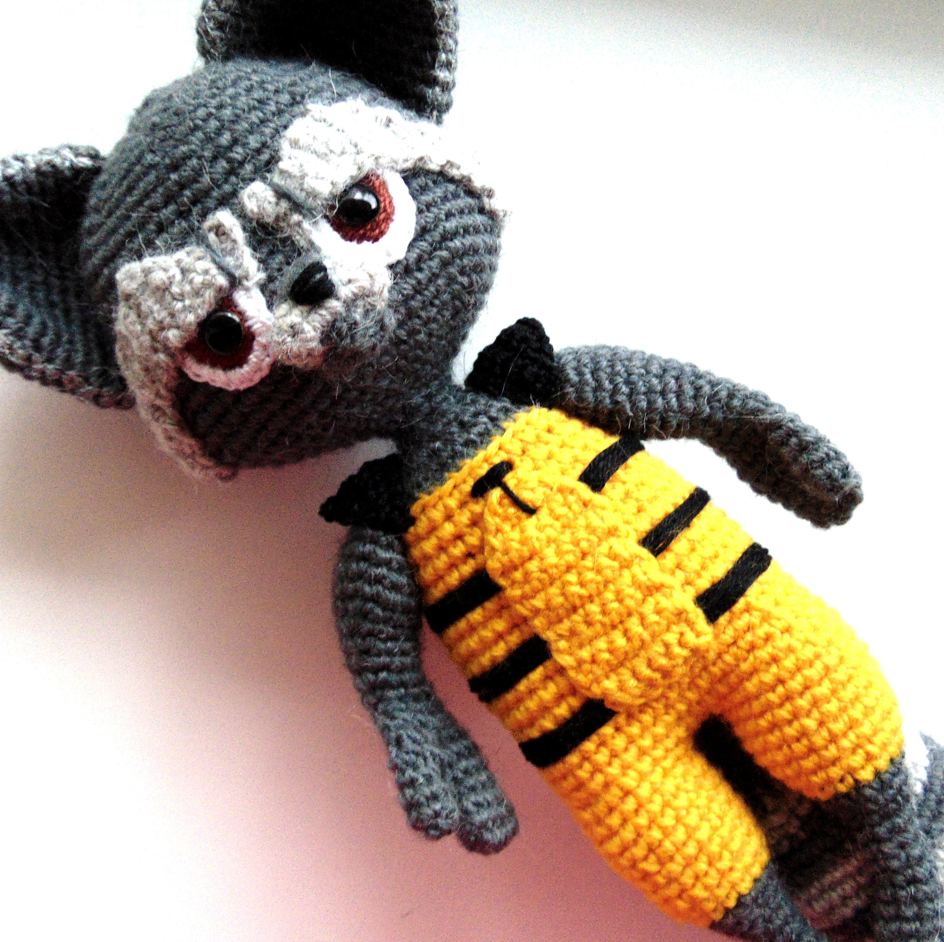 PATTERN crochet RACCOON Rocket Amigurumi tutorial marvel toy Etsy