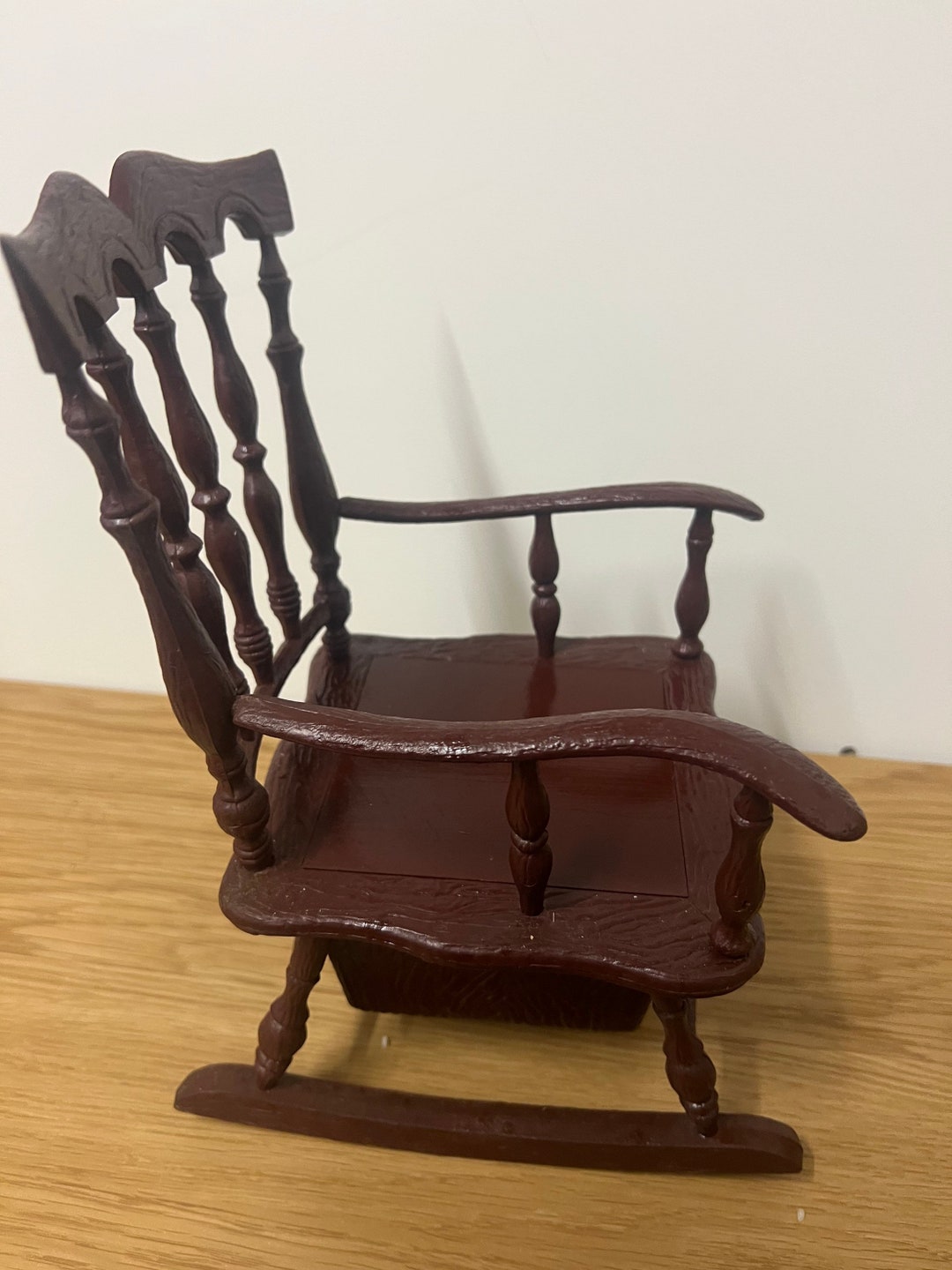 Rare Large Scale Dollhouse Rocking Chair by dialene Etsy