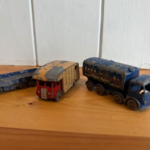Vintage Lesney Die Cast Vehicles Foden Erf And Horsebox