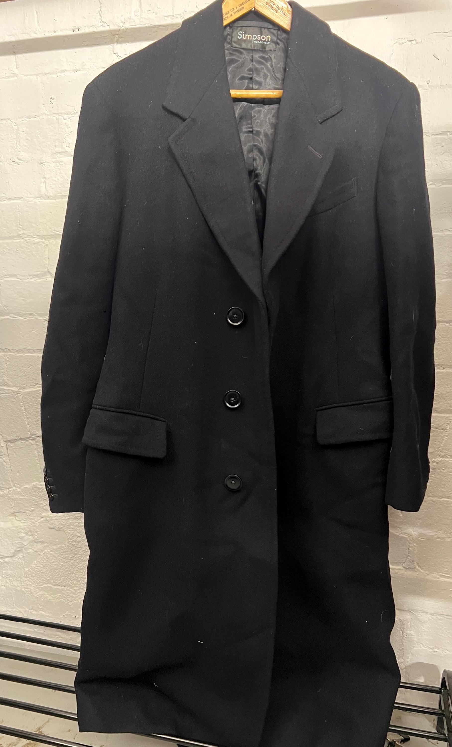 Vintage Wool Chester Coat - Etsy