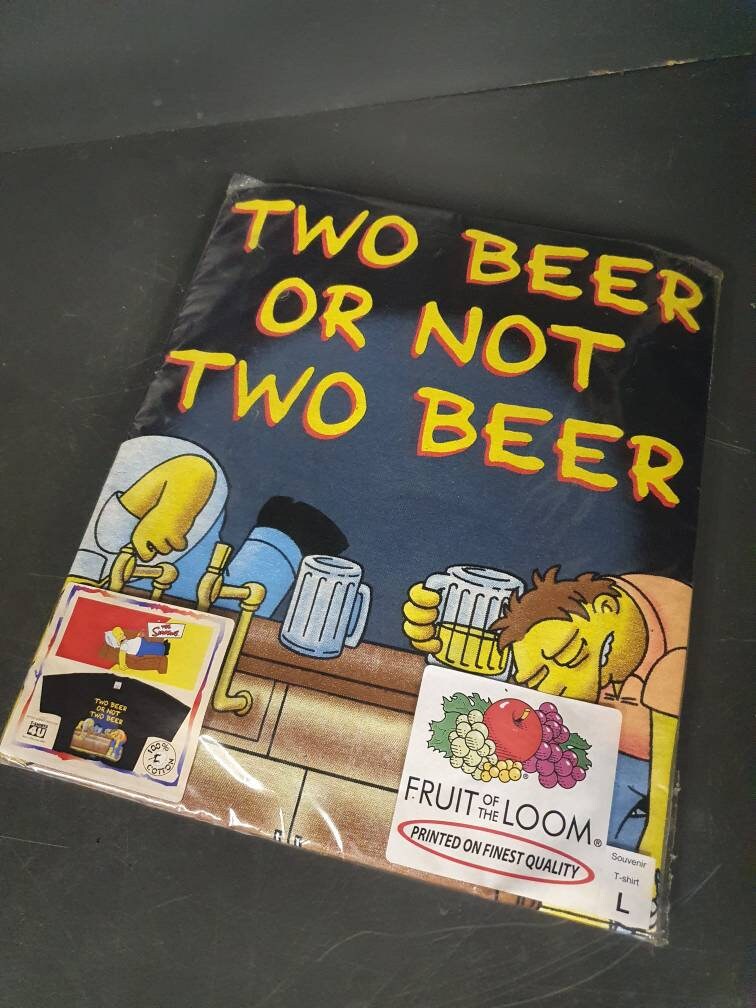 Image of Genuine Unopened Vintage Simpsons T Shirt