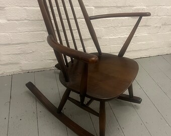 Vintage Retro 60 s Style Ercol Goldsmith Rocker Rocking Chair Model No. 435