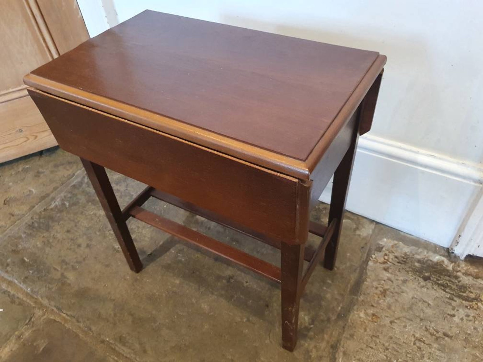 Small Mid Century Folding Table Etsy