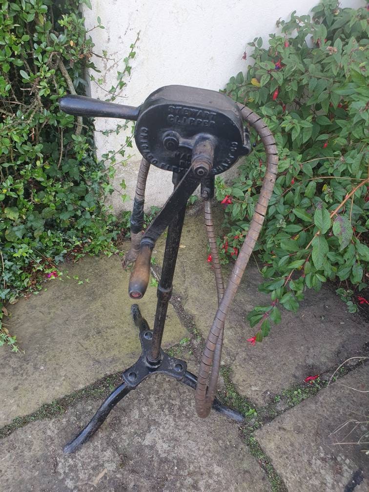 Antique Sheep Shearing Tool With Stand Etsy