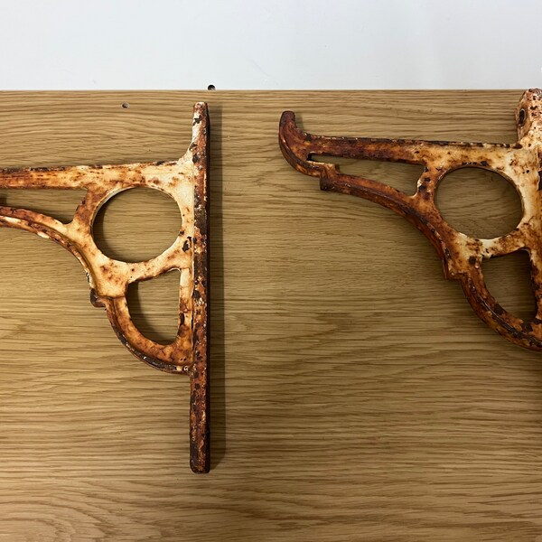 Antique Shelf Brackets Etsy UK