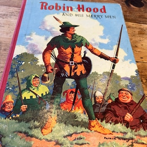 Original Robin Hood And His Merry Men Annual Circa 1950s *