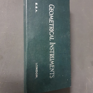 Vintage geometrische instrumenten set *