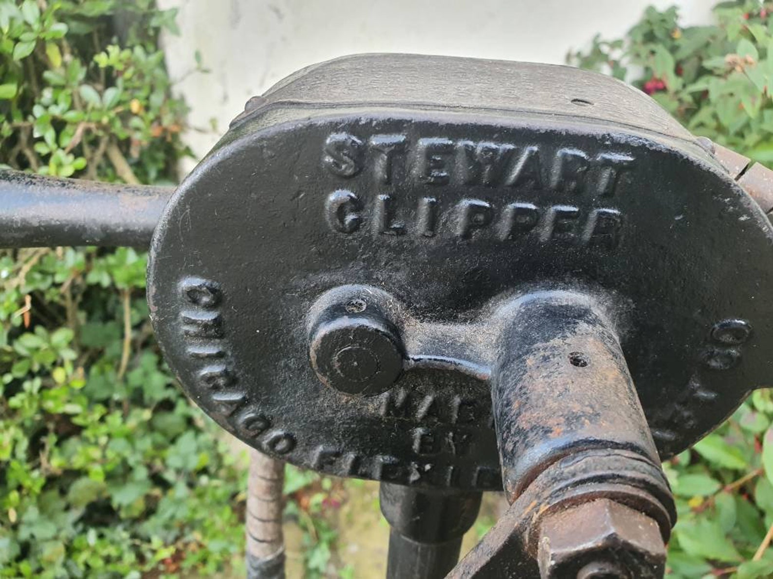 Antique Sheep Shearing Tool With Stand Etsy