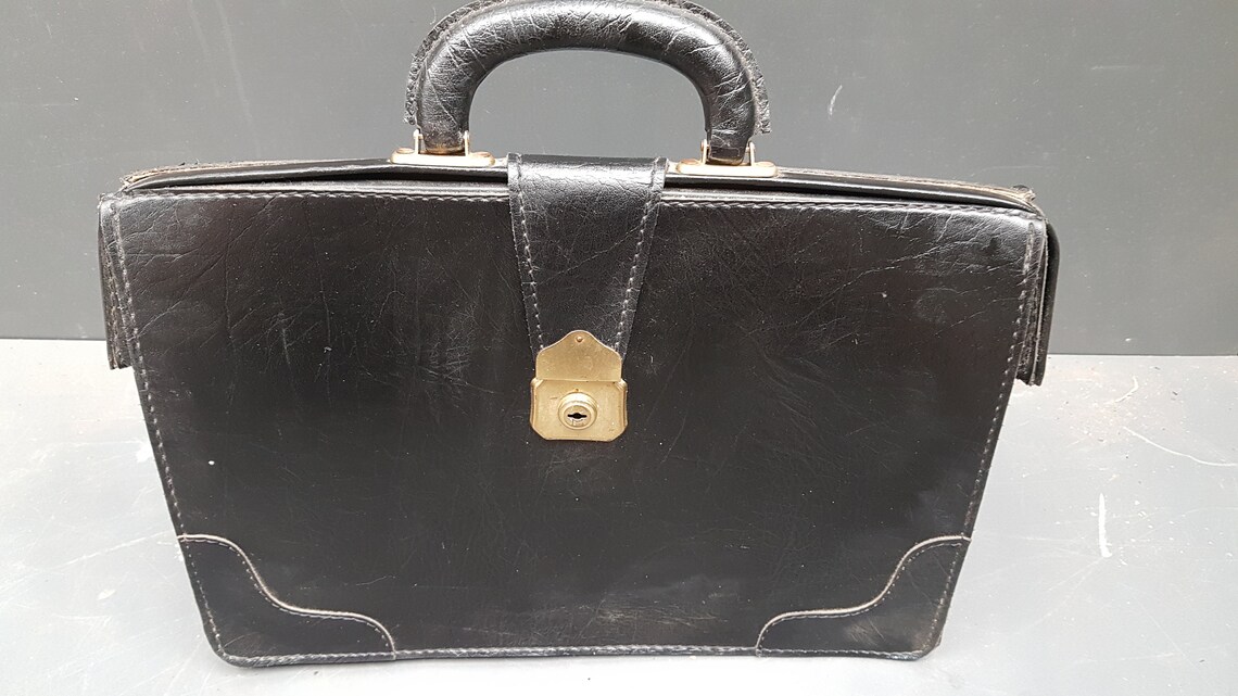 Original 1970s Leather Briefcase Etsy
