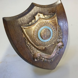 Small Decorative Vintage Award Plaque *
