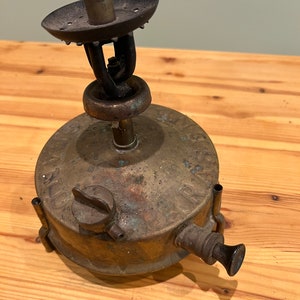 Vintage Parasene Brass Pressure Stove Untested