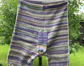 Strickhose kurz, mit Rüssel, Boxershorts, wärmende Unterhose Gr. M/L, Willywarmer