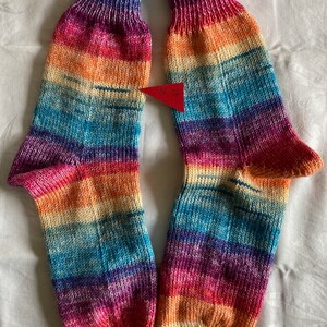 Socken Regenbogen, diverse Größen Bild 7