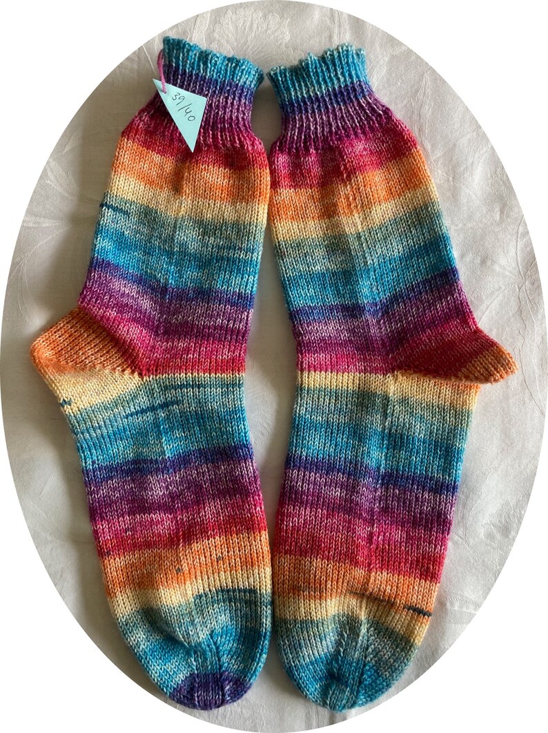 Socken Regenbogen, diverse Größen 39/40