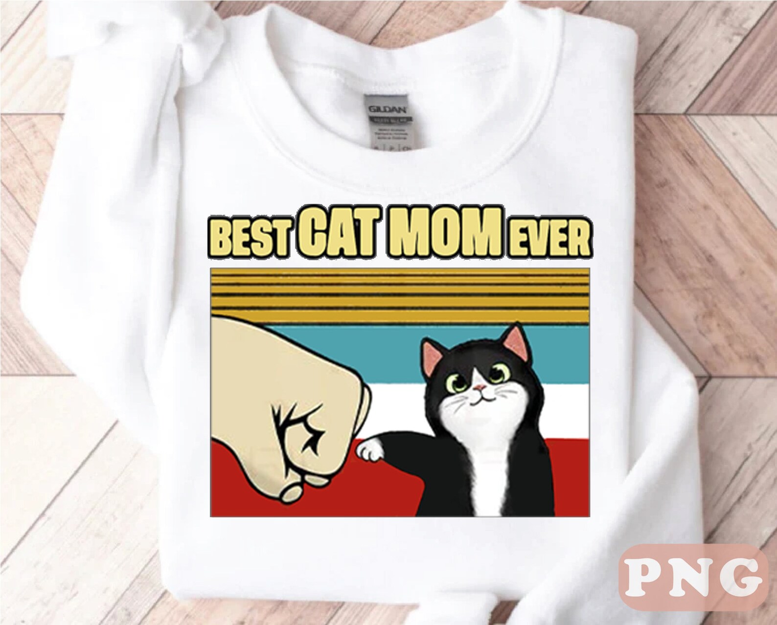 Best Cat Mom Ever Png Cat Mom Png Cat Lover Png Happy Etsy
