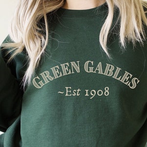 Anne Of Green Gables Sweatshirt Book Sweatshirt Bookish Sweatshirt Light Academia Dark Academia Anne Shirley Gilbert Blythe Kindred Spirits